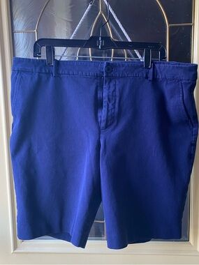 Women’s Ralph Lauren Deep Blue Chino Shorts, size 16.